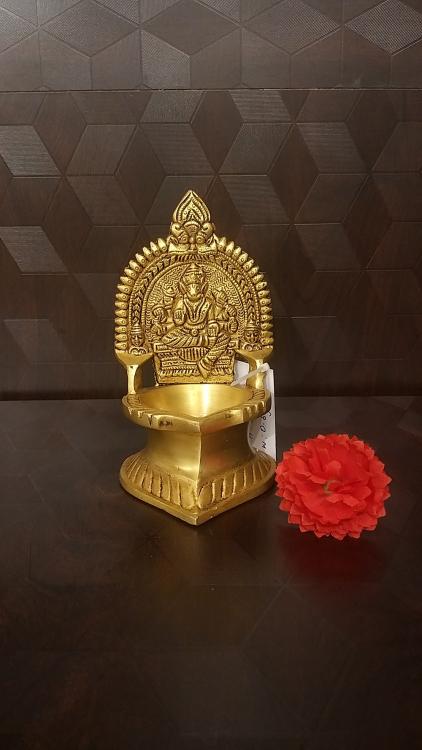 Buy Brass Varahi Diya Small 5.5 Inches Traditional Brass Pooja Lamp