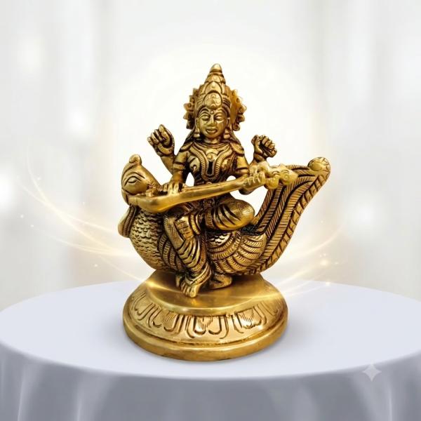 Brass Saraswathi Idols
