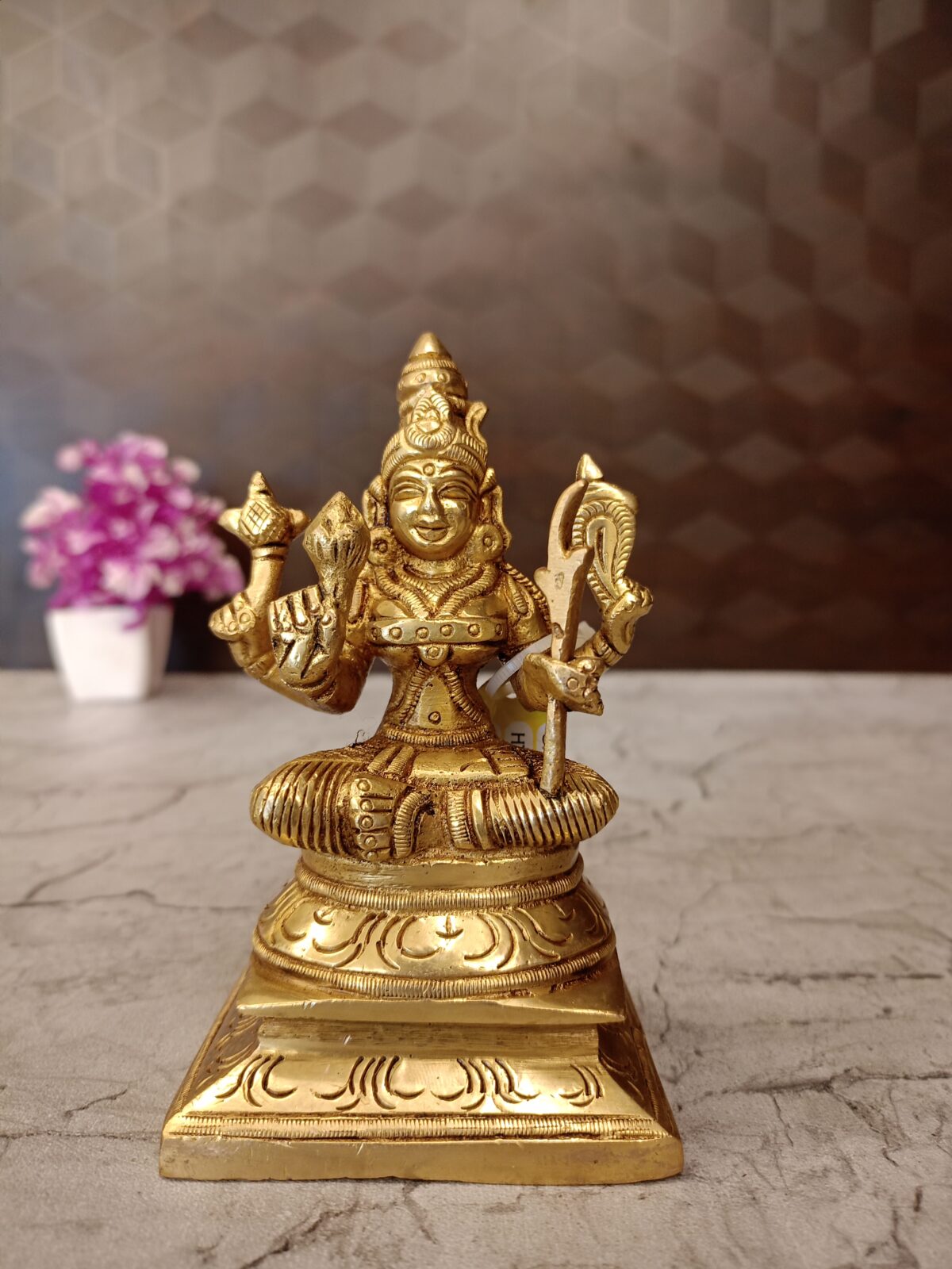 Buy Brass Lalithambiga Statue 5 Inch | Handcrafted Antique Finish Brass Idol